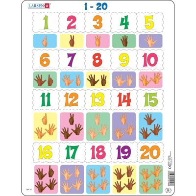 Larsen Maxi LA-AR18 Vormpuzzel - Shape Puzzle Larsen Maxi LA-AR18 Vormpuzzel - Shape Puzzle