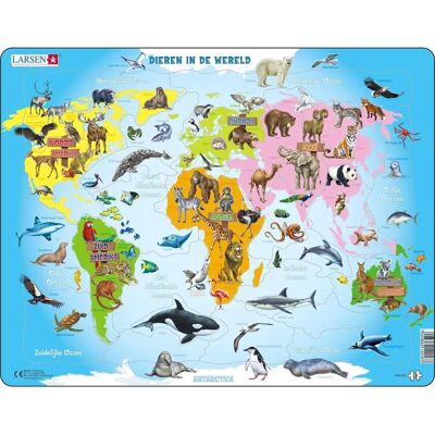Larsen Maxi LA-A34-NL Puzzle - Cadre Éducatif 28 pièces Larsen Maxi LA-A34-NL Puzzle - Cadre Éducatif 28 pièces