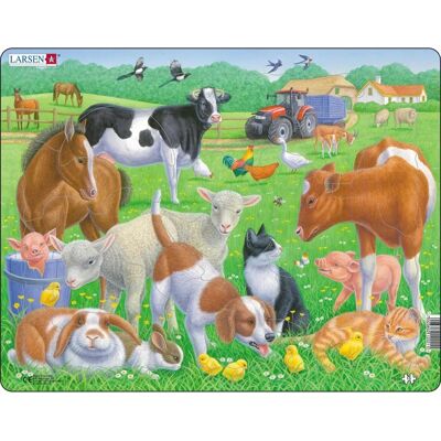 Larsen Maxi LA-FH35 Boerderij Puzzel - 15 Stuks Larsen Maxi LA-FH35 Boerderij Puzzel - 15 Stuks
