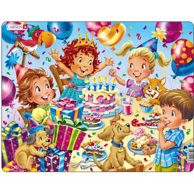 Puzzle d'anniversaire pour enfants Larsen - Puzzle de 20 pièces - Publicité Puzzle d'anniversaire pour enfants Larsen - Puzzle de 20 pièces - Publicité