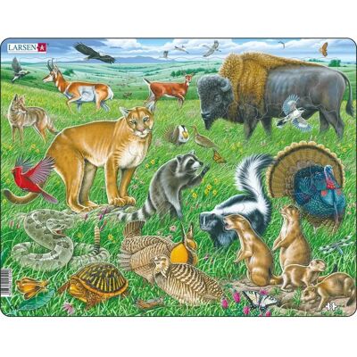 Larsen Maxi LA-FH40 Formenpuzzle - Fauna Larsen Maxi LA-FH40 Formenpuzzle - Fauna