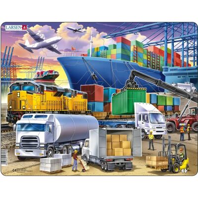 Cargo Hub Larsen 37-teiliges Puzzle - Puzzle Cargo Hub Larsen 37-teiliges Puzzle - Puzzle