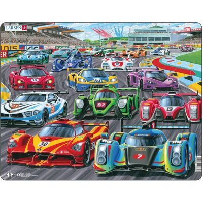 Larsen Puzzle Rahmen - Racing Cars Larsen Puzzle Rahmen - Racing Cars