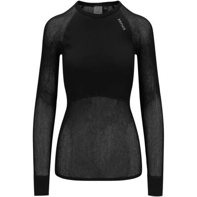 Brynje Dame Wool Thermo Light Langermet T-skjorte Svart S Brynje Dame Wool Thermo Light Langermet T-skjorte Svart S