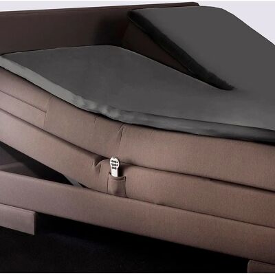 Borås Cotton U-split Fitted Sheet - Grå - 160X200 - Sengetøy Borås Cotton U-split Fitted Sheet - Grå - 160X200 - Sengetøy