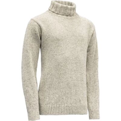 Devold Nansen Wool High Neck - Genser - Grå Melange Devold Nansen Wool High Neck - Genser - Grå Melange