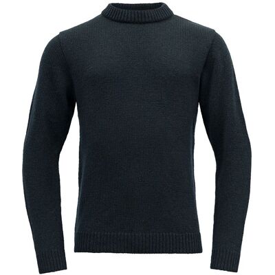 Pull en laine Arktis de Devold - Bleu - S - Pull - Publicité Pull en laine Arktis de Devold - Bleu - S - Pull - Publicité