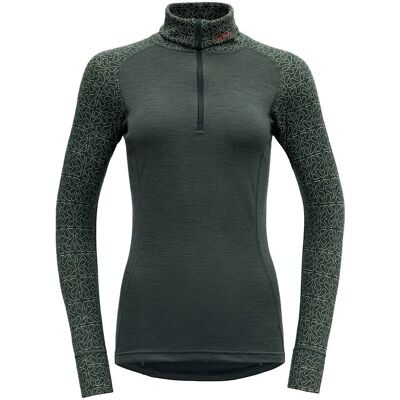 Devold Duo Active Merino 205/210 Col à Zip pour Femme - T-shirt Mérinos Extérieur - Publicité Devold Duo Active Merino 205/210 Col à Zip pour Femme - T-shirt Mérinos Extérieur - Publicité