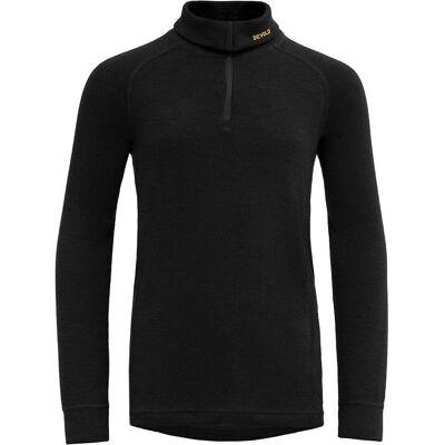 Devold Of Norway Schwarzes Merino Langarmshirt für Kinder - Winter Devold Of Norway Schwarzes Merino Langarmshirt für Kinder - Winter