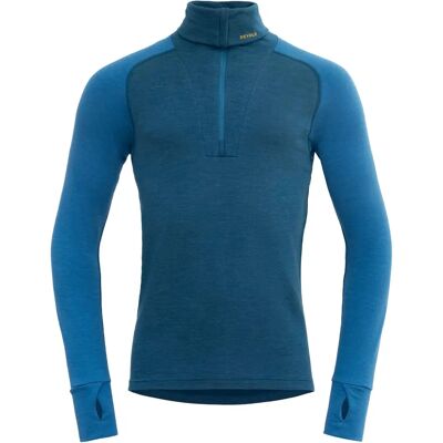 Devold Merino Silk Zip Flood - Blau - Baselayer Devold Merino Silk Zip Flood - Blau - Baselayer