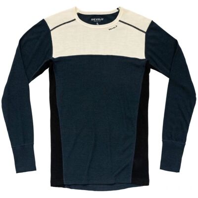 Devold - Lauparen Merino 190 - Raw White - Ink Black - Maglietta Devold - Lauparen Merino 190 - Raw White - Ink Black - Maglietta