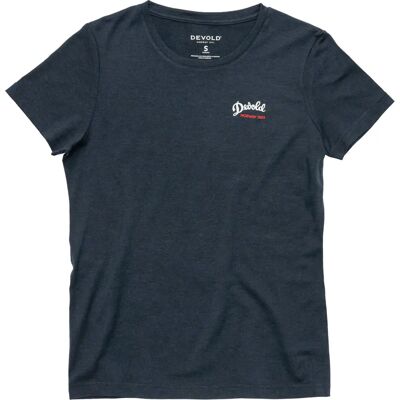Devold Naisille Klassinen Script T-paita Ink Devold Naisille Klassinen Script T-paita Ink