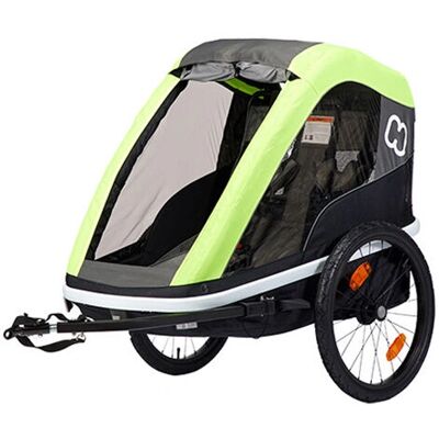 Hamax Traveller Polkupyörävaunu - Sopii 2 lapselle - Helppo taittaa Hamax Traveller Polkupyörävaunu - Sopii 2 lapselle - Helppo taittaa