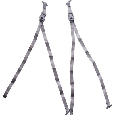 Bergans Plus Zubehörgurte 2er-Pack - Unisex - Dunkelgrau Bergans Plus Zubehörgurte 2er-Pack - Unisex - Dunkelgrau
