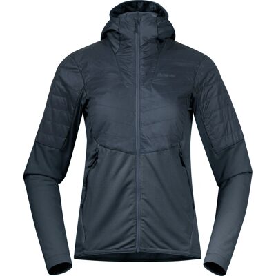 Bergans Senja Midlayer Hood W Jakke - Let, Vindtæt, Genbrugsmaterialer Bergans Senja Midlayer Hood W Jakke - Let, Vindtæt, Genbrugsmaterialer