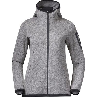 Bergans Kamphaug Strick-Hoodie Grau - Vielseitiger Midlayer - Hoodie Bergans Kamphaug Strick-Hoodie Grau - Vielseitiger Midlayer - Hoodie