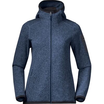 Bergans Kamphaug Strick-Hoodie - Orion Blue - Freizeitjacke Bergans Kamphaug Strick-Hoodie - Orion Blue - Freizeitjacke