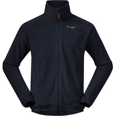 Bergans Hareid Fleece Jacke NoHood - Blau - Polyester - Fleecejacke Bergans Hareid Fleece Jacke NoHood - Blau - Polyester - Fleecejacke