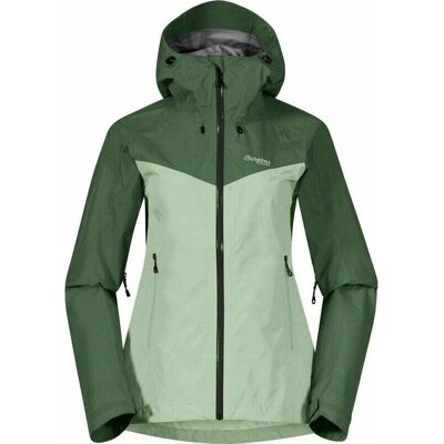 Bergans Bergans Skar Light 3L Shell Jacket Light Jade Green / Dark Jade Green - Wasserdichte Shell Jacke Bergans Bergans Skar Light 3L Shell Jacket Light Jade Green / Dark Jade Green - Wasserdichte Shell Jacke