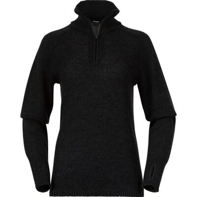 Bergans - Ulriken Light Merino Jumper - Dark Shadow Grey - XS - tröja Bergans - Ulriken Light Merino Jumper - Dark Shadow Grey - XS - tröja