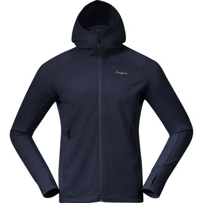 Bergans - Rabot Merino Tech Midlayer Hoodie - Navy Bergans - Rabot Merino Tech Midlayer Hoodie - Navy