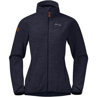 Bergans - Hareid Fleece Jacke Nohood - Granite Blau - S - Fleece Jacket Bergans - Hareid Fleece Jacke Nohood - Granite Blau - S - Fleece Jacket