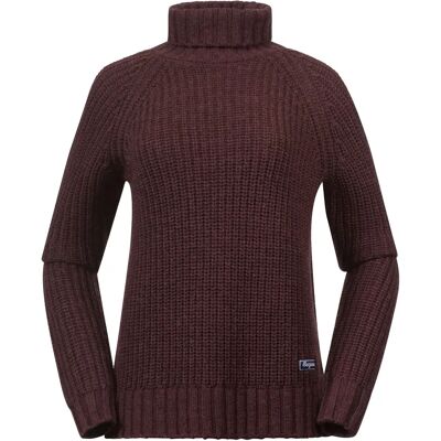Bergans - Nordmarka Merino High Neck Jumper - Amarone Rot Bergans - Nordmarka Merino High Neck Jumper - Amarone Rot