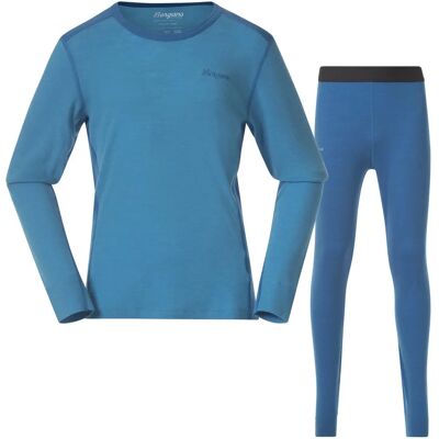 Bergans - Allround Merino Baselayer Set - Aqua Lagoon - Base layer set Bergans - Allround Merino Baselayer Set - Aqua Lagoon - Base layer set