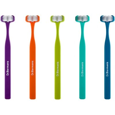 Dr. Barman's Superbrush Tannbørste for Voksne - Trefunksjonell Dr. Barman's Superbrush Tannbørste for Voksne - Trefunksjonell