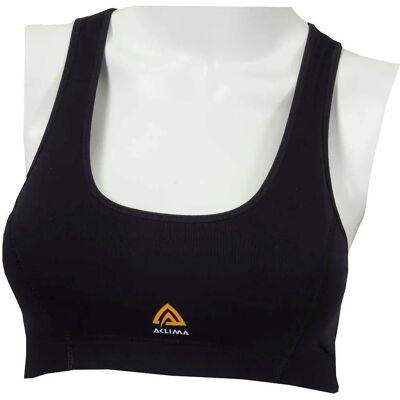 Aclima HotWool Sports Top Jet Black - Sports-Bh Aclima HotWool Sports Top Jet Black - Sports-Bh