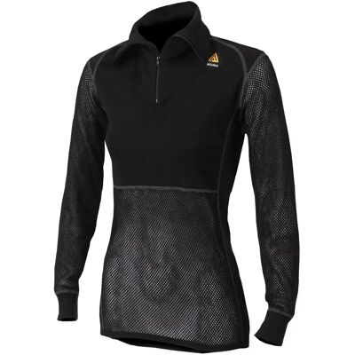 Aclima Woolnet Polo med Glidelås Kvinne Jet Black XXL - Poloshirt Aclima Woolnet Polo med Glidelås Kvinne Jet Black XXL - Poloshirt
