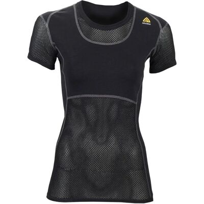 Aclima WoolNet T-skjorte Dame Jet Black L - Høyytelses Merinoull Aclima WoolNet T-skjorte Dame Jet Black L - Høyytelses Merinoull