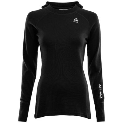 Aclima - Warmwool Hood Sweater - Jet Black - L Aclima - Warmwool Hood Sweater - Jet Black - L