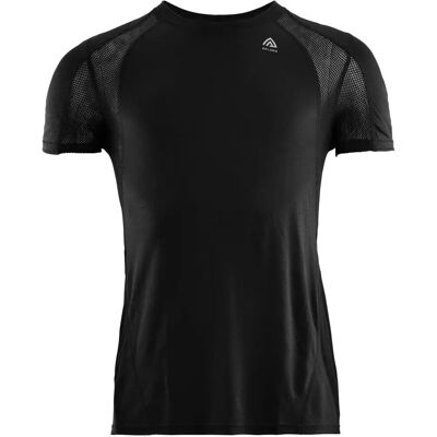 Aclima LightWool Heren Sport T-Shirt - Merino Wol, Zwart Aclima LightWool Heren Sport T-Shirt - Merino Wol, Zwart