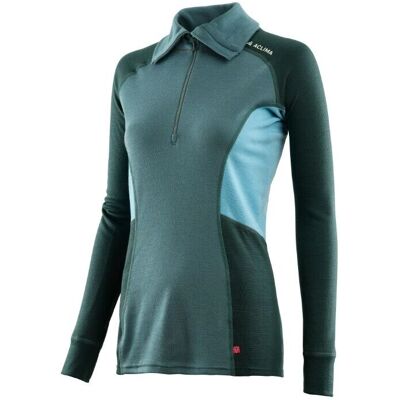 Aclima WarmWool Polo - Green Gables, North Atlantic, Reef Waters - Polo Aclima WarmWool Polo - Green Gables, North Atlantic, Reef Waters - Polo
