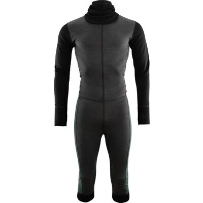 Aclima - WarmWool Overall 3/4 - MarengoBlack Green Aclima - WarmWool Overall 3/4 - MarengoBlack Green