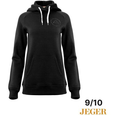 Aclima Dame FleeceWool V2 Hoodie - Svart Aclima Dame FleeceWool V2 Hoodie - Svart