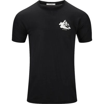 Aclima - LightWool Classic Tee Mountain - Sort - M - Tee Aclima - LightWool Classic Tee Mountain - Sort - M - Tee