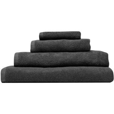Høie Of Scandinavia Økologisk Bomull Håndkle - 100x150 - Antrasittgrå - Absorberende & Holdbar Høie Of Scandinavia Økologisk Bomull Håndkle - 100x150 - Antrasittgrå - Absorberende & Holdbar