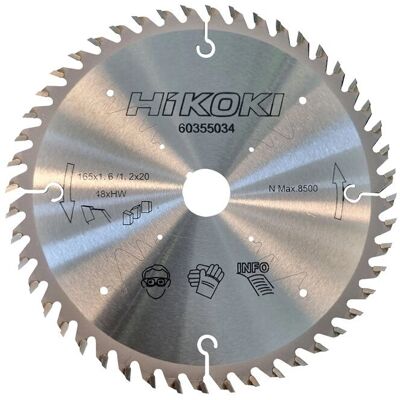 Hikoki Modell 165X1,6MM 48T 20 Cirkelsågblad - Sågblad Hikoki Modell 165X1,6MM 48T 20 Cirkelsågblad - Sågblad
