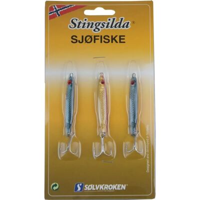 Sølvkroken Stingsilda 3-pack 18g - Fiskeutstyr Sølvkroken Stingsilda 3-pack 18g - Fiskeutstyr
