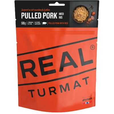 Real Turmat Pulled Pork med Ris - Færdigret Real Turmat Pulled Pork med Ris - Færdigret
