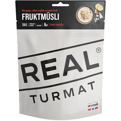 Real Turmat Äpp Vit/Grå - Frukostflingor Real Turmat Äpp Vit/Grå - Frukostflingor