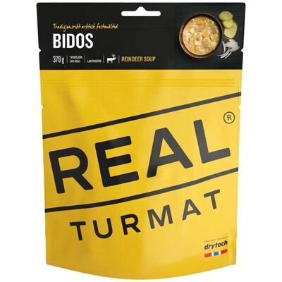 Real Turmat Rentiersuppe - Gefriergetrockneter arktischer Rentier mit Kartoffeln & Karotten - Suppe Real Turmat Rentiersuppe - Gefriergetrockneter arktischer Rentier mit Kartoffeln & Karotten - Suppe