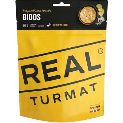 Real Turmat Reinsdyrsuppe - Tørket reinsdyr med poteter og gulrøtter - Suppe Real Turmat Reinsdyrsuppe - Tørket reinsdyr med poteter og gulrøtter - Suppe