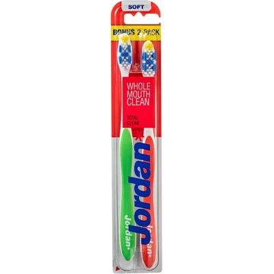 Jordan Total Clean Μαλακό Βουρτσάκι 2 τεμ. - Βούρτσα Jordan Total Clean Μαλακό Βουρτσάκι 2 τεμ. - Βούρτσα