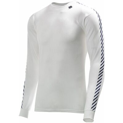 Helly Hansen Lifa Stripe Crew Vit - Base Layer Helly Hansen Lifa Stripe Crew Vit - Base Layer