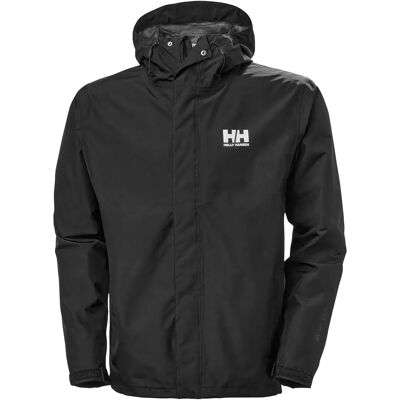 Helly Hansen Heren Seven J Outdoor Regenjas - Zwart - Regenjas Helly Hansen Heren Seven J Outdoor Regenjas - Zwart - Regenjas