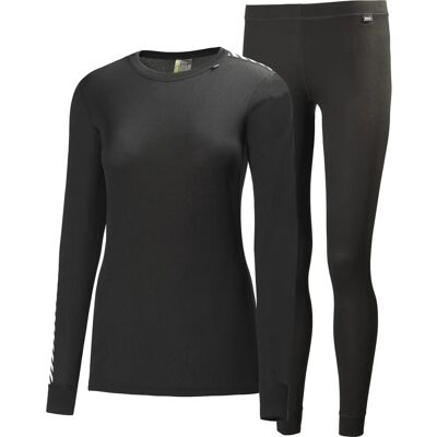 Helly Hansen Damen Schwarzer Leichter Basisschicht-Set - Basisschicht Helly Hansen Damen Schwarzer Leichter Basisschicht-Set - Basisschicht