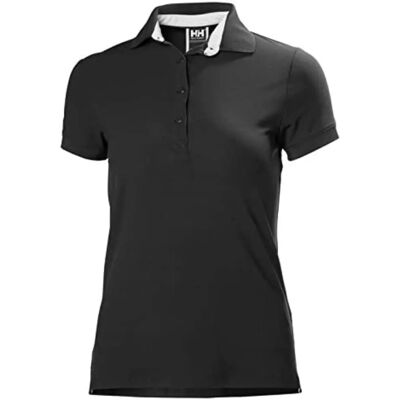 Helly Hansen Crewline Black - Performance Polo Shirt Helly Hansen Crewline Black - Performance Polo Shirt